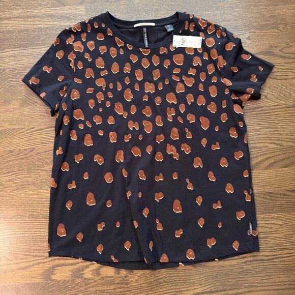 Scotch & Soda Tops - NWT Scotch & Soda Anthropologie leopard Tee shirt Top size Large